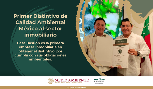 Libera, la primera inmobiliaria de México en recibir el Distintivo de Calidad Ambiental